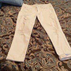 White jeans